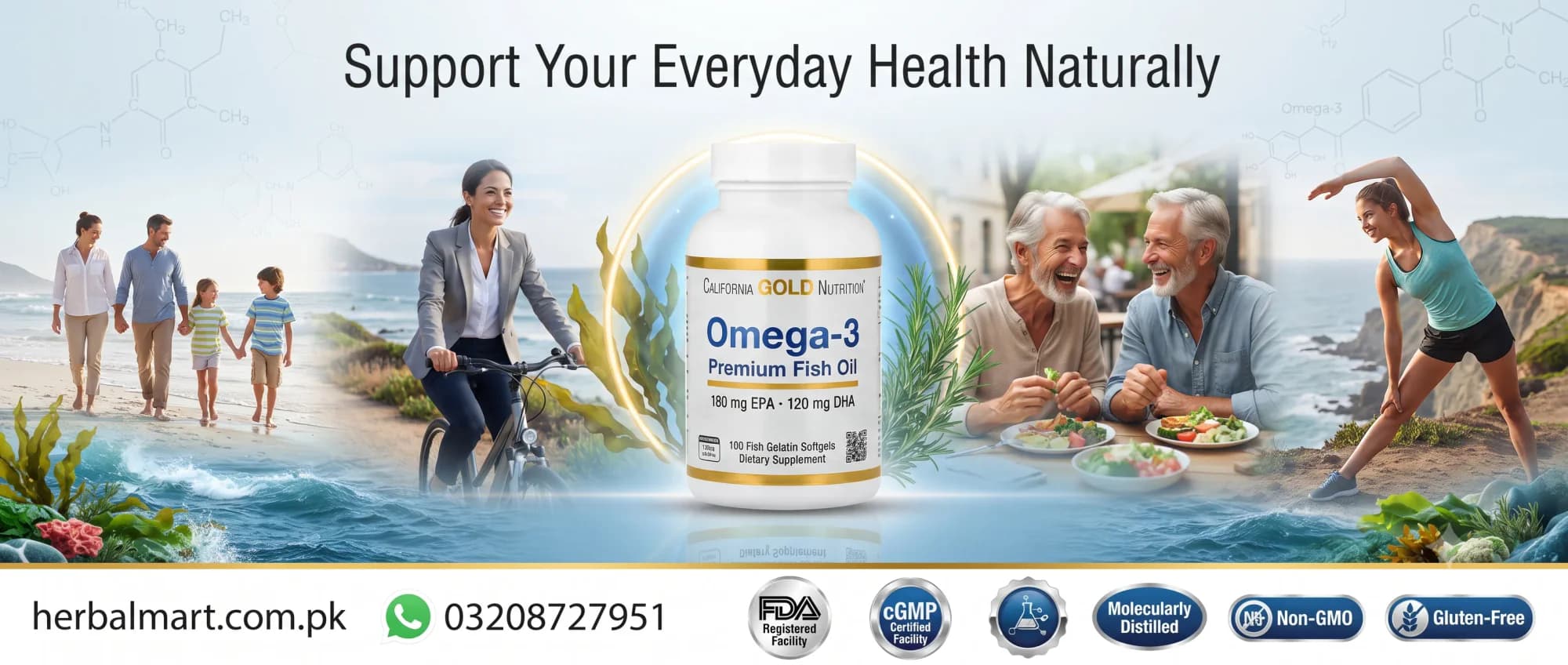 California Gold Nutrition Omega-3 Premium Fish Oil 1100mg Softgels - uses